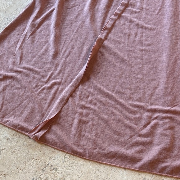 POL Large mauve/light Pink Lace Trim Sleeveless flowy Top - Picture 4 of 7